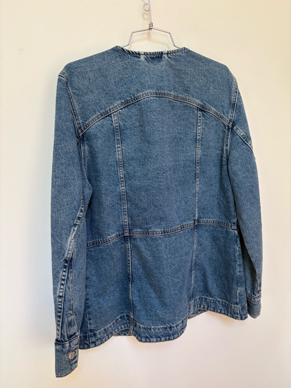 NWOT Free People We The Free Lula Denim Jacket Size XL - Picture 13 of 15